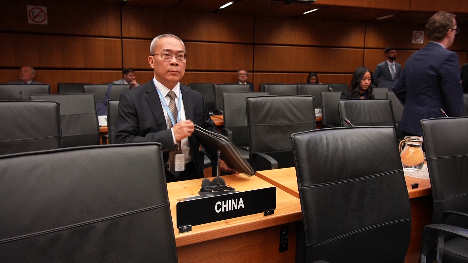 File photo of Li Song, China's permanent representative to the International Atomic Energy Agency. /CFP
