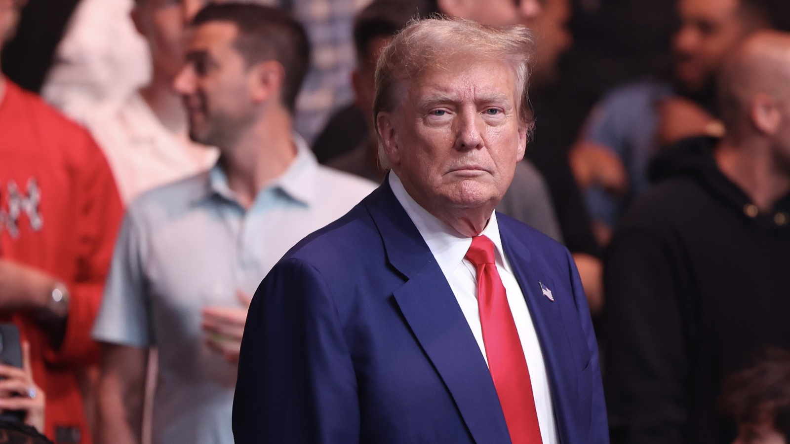 Former U.S. President Donald Trump attends UFC 302 at Prudential Center on June 1, 2024 in Newark, New Jersey, U.S. /CFP