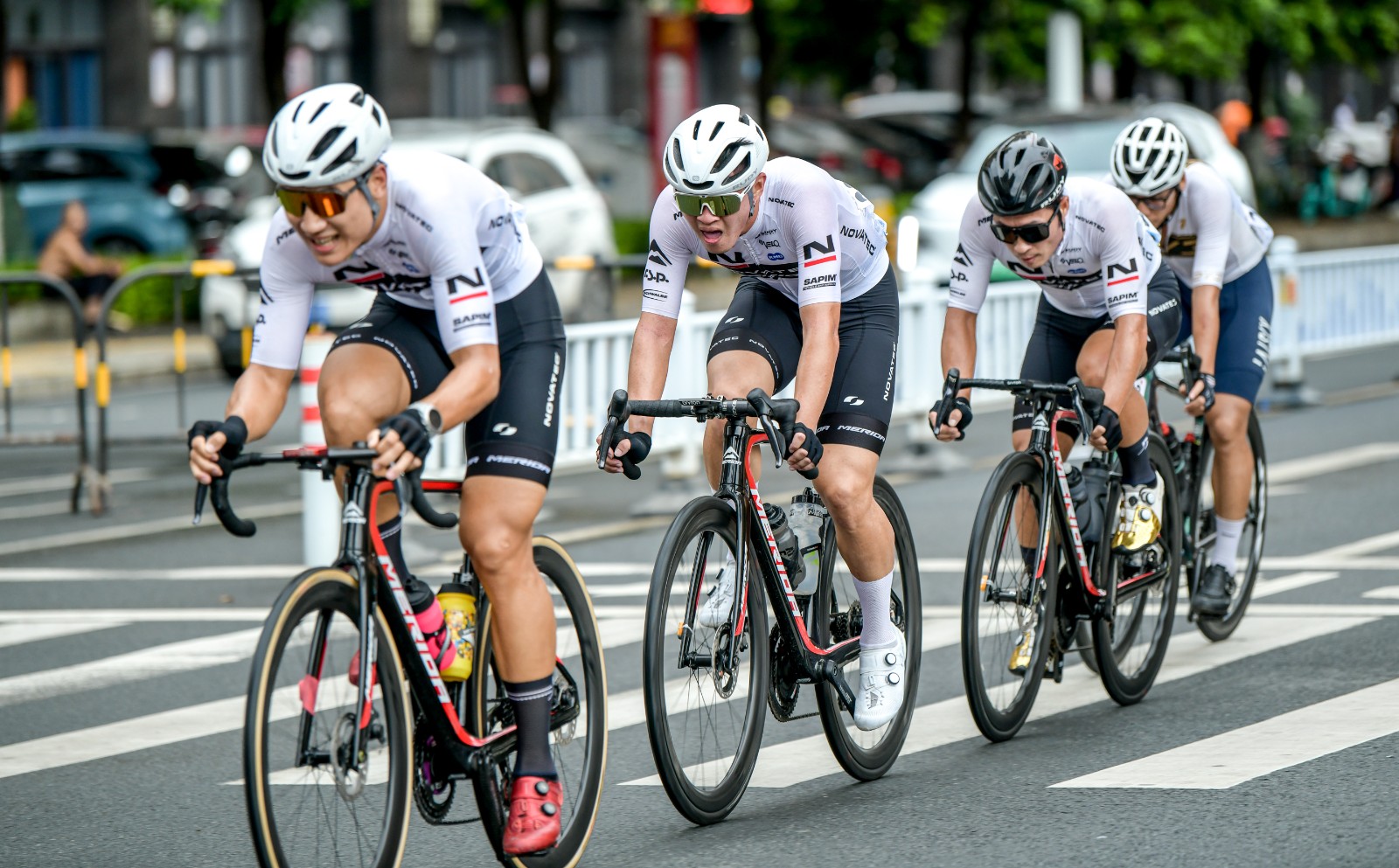 A file photo of the 2023 Belt and Road Diplomats' Cycling Series. /Photo provided to CGTN