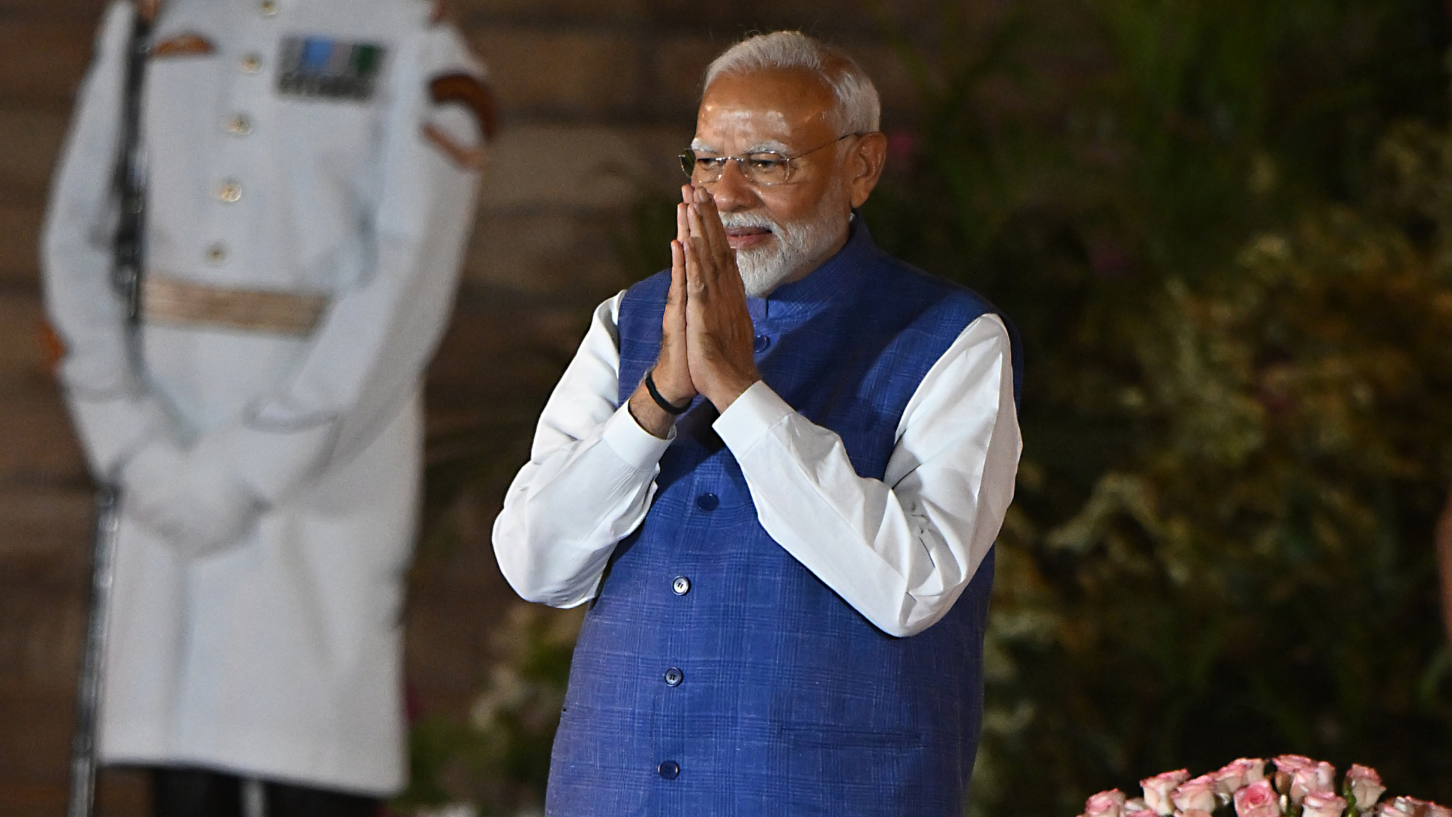Indian Prime Minister Narendra Modi during a swearing-in ceremony at the Rashtrapati Bhavan in New Delhi, India, June 9, 2024. /CFP
