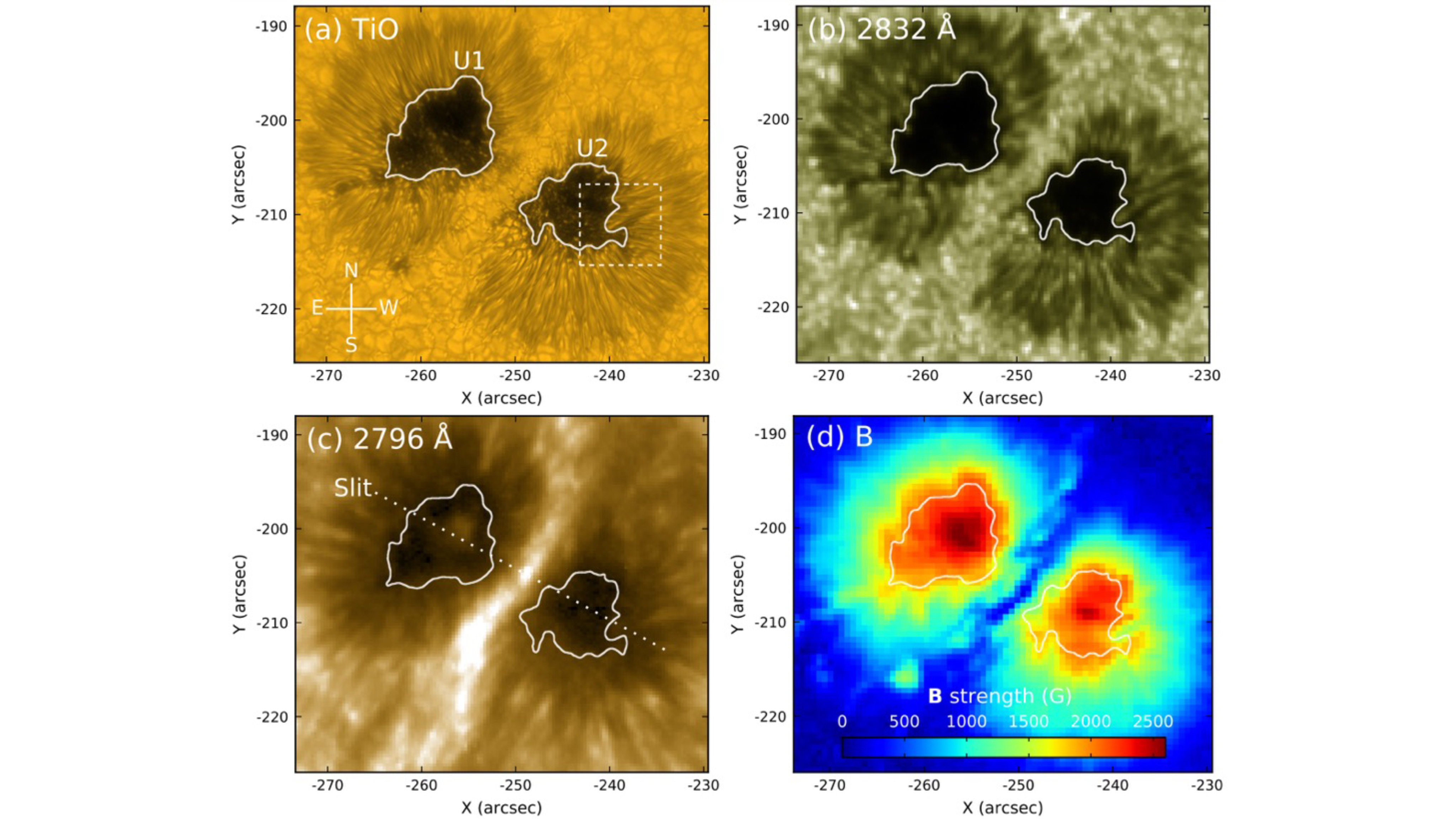 Researchers from the Yunnan Observatories of the Chinese Academy of Sciences have studied the origin of the chromospheric umbral waves in sunspots. /Yunnan Observatories of the Chinese Academy of Sciences