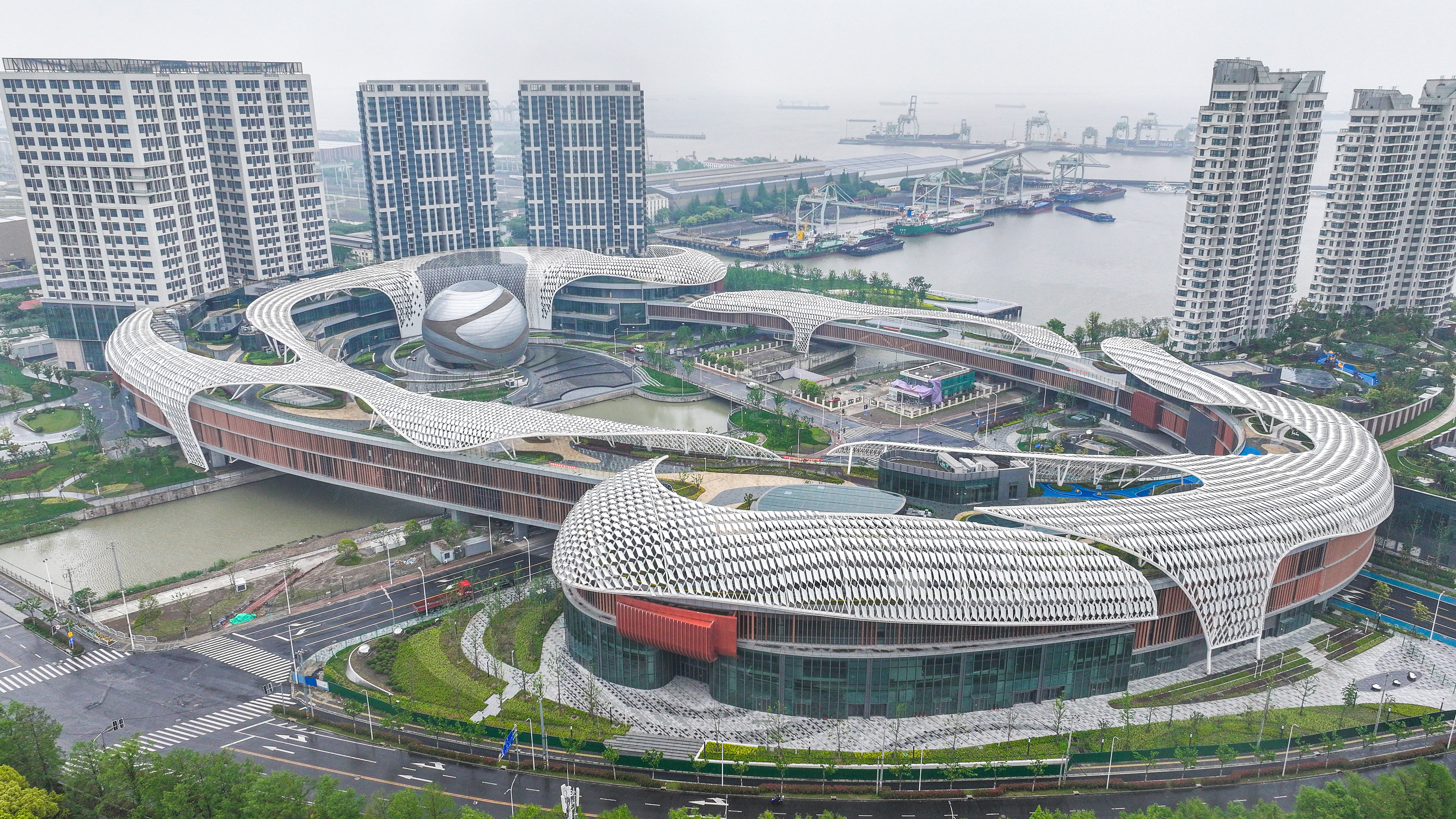 The Shanghai Changtan Giant Screen Ball Theater, Shanghai, east China, April 30, 2024. /CFP