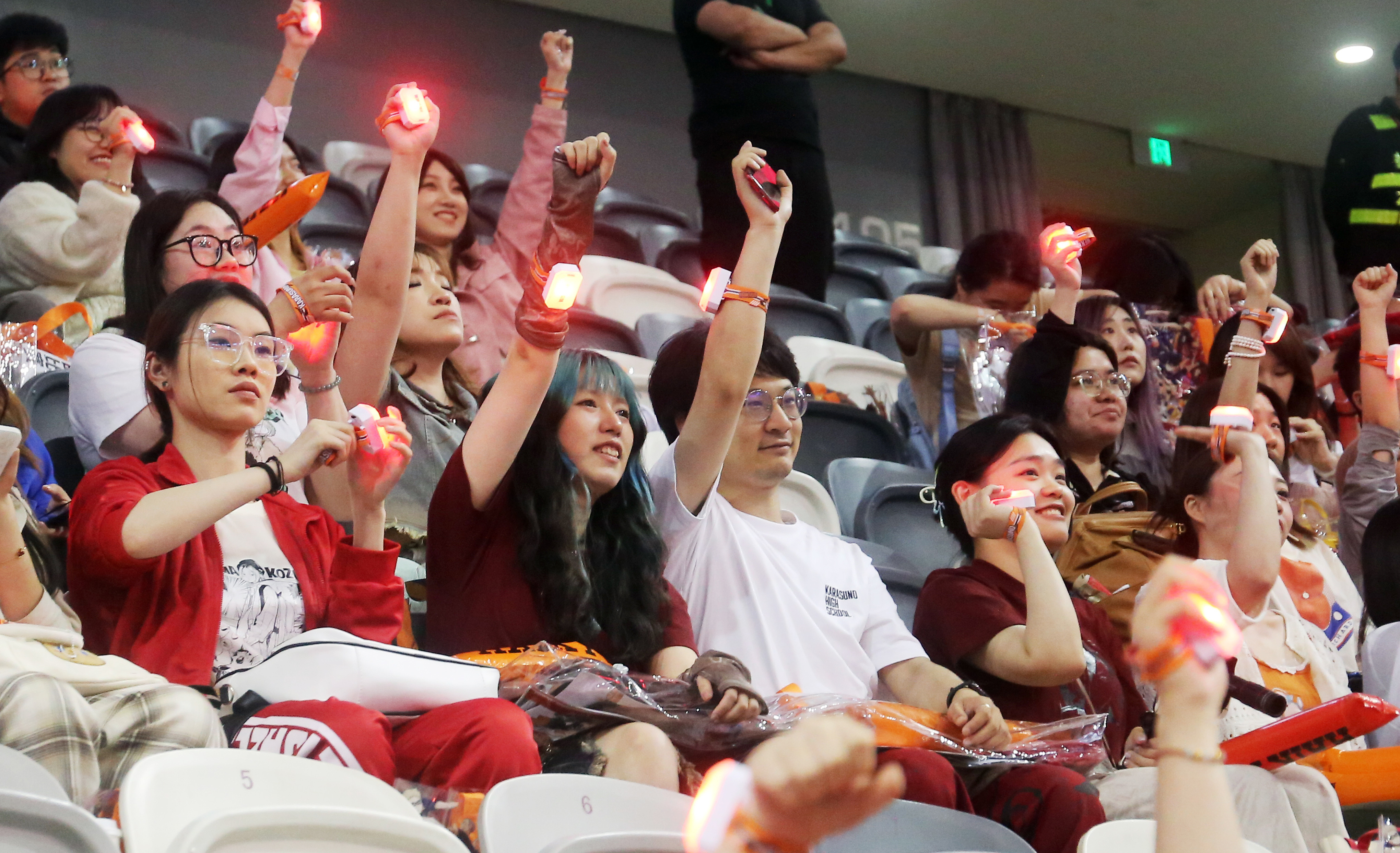 People participate in a film promotion activity at Oriental Sports Center in Shanghai, east China, June 10, 2024. /CFP