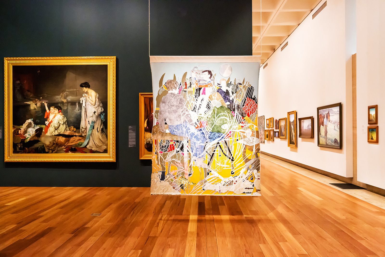 A view of the Queensland Art Gallery in Brisbane, Australia. /CFP