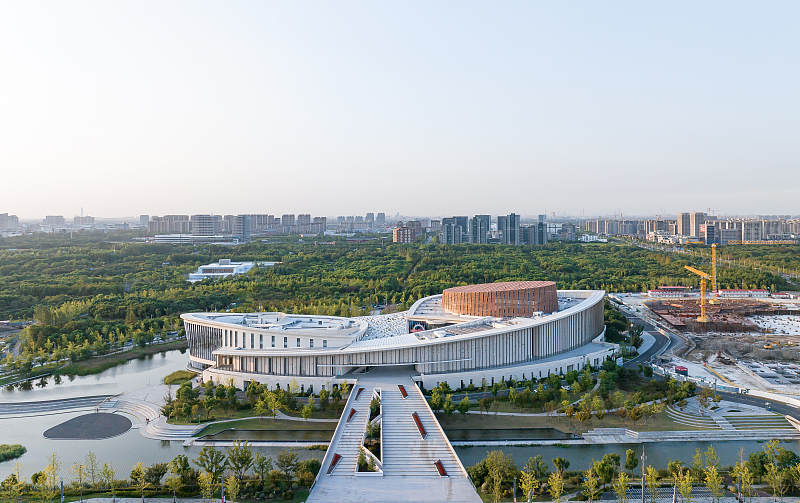 A glimpse of the Nine Trees Future Art Center, Shanghai. /CFP