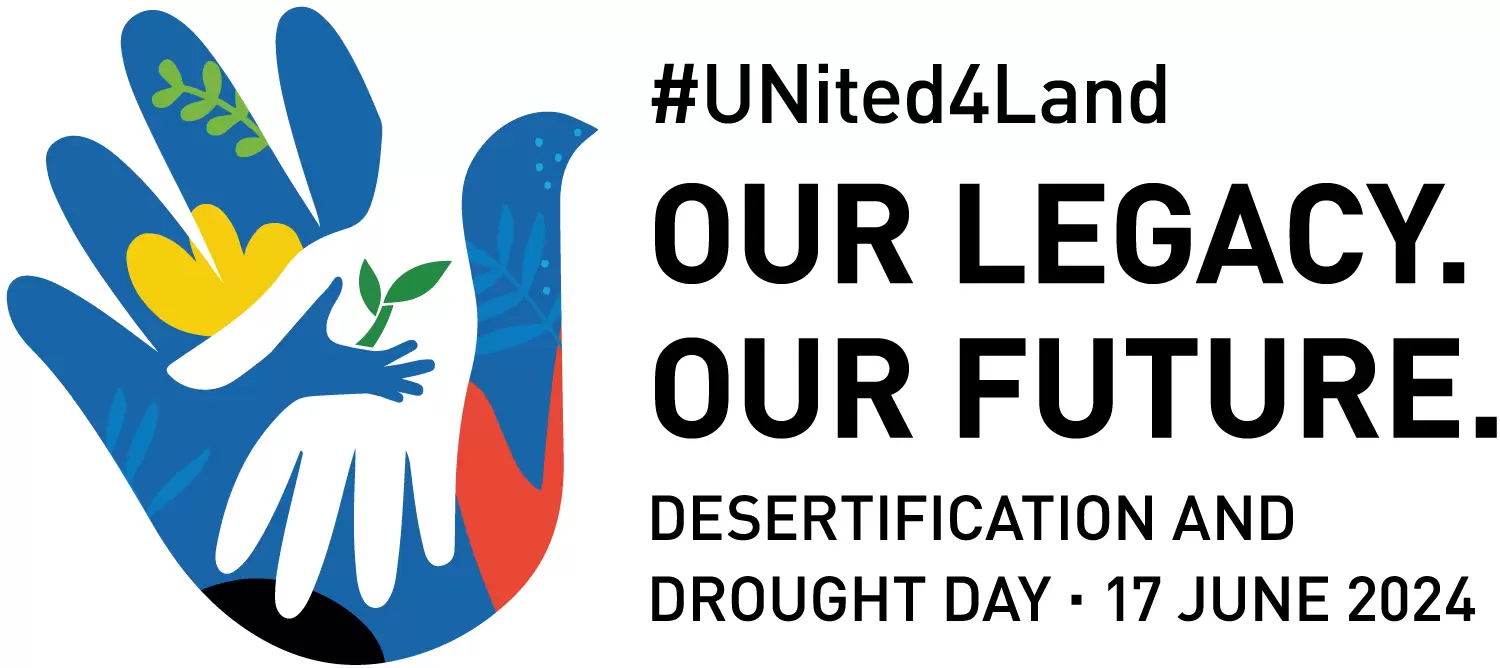 The official banner of Desertification and Drought Day. /Photo courtesy to the United Nation