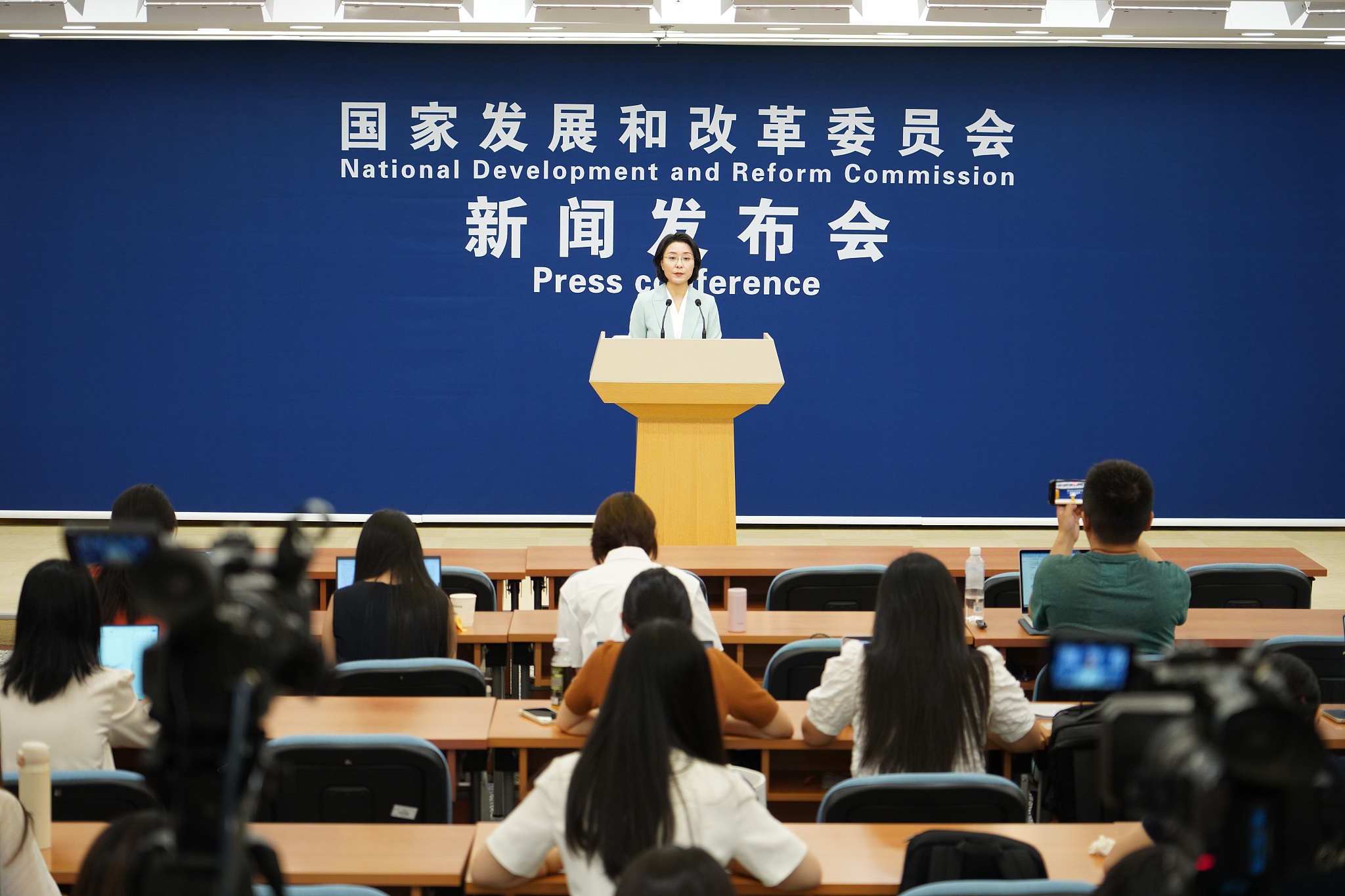 Li Chao at the press conference held by the National Development and Reform Commission in Beijing, China, June 18, 2024. /CFP