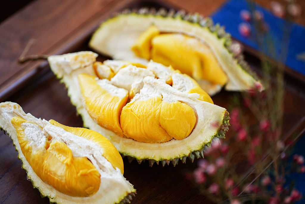 An undated photo shows Musang King durian. /CFP