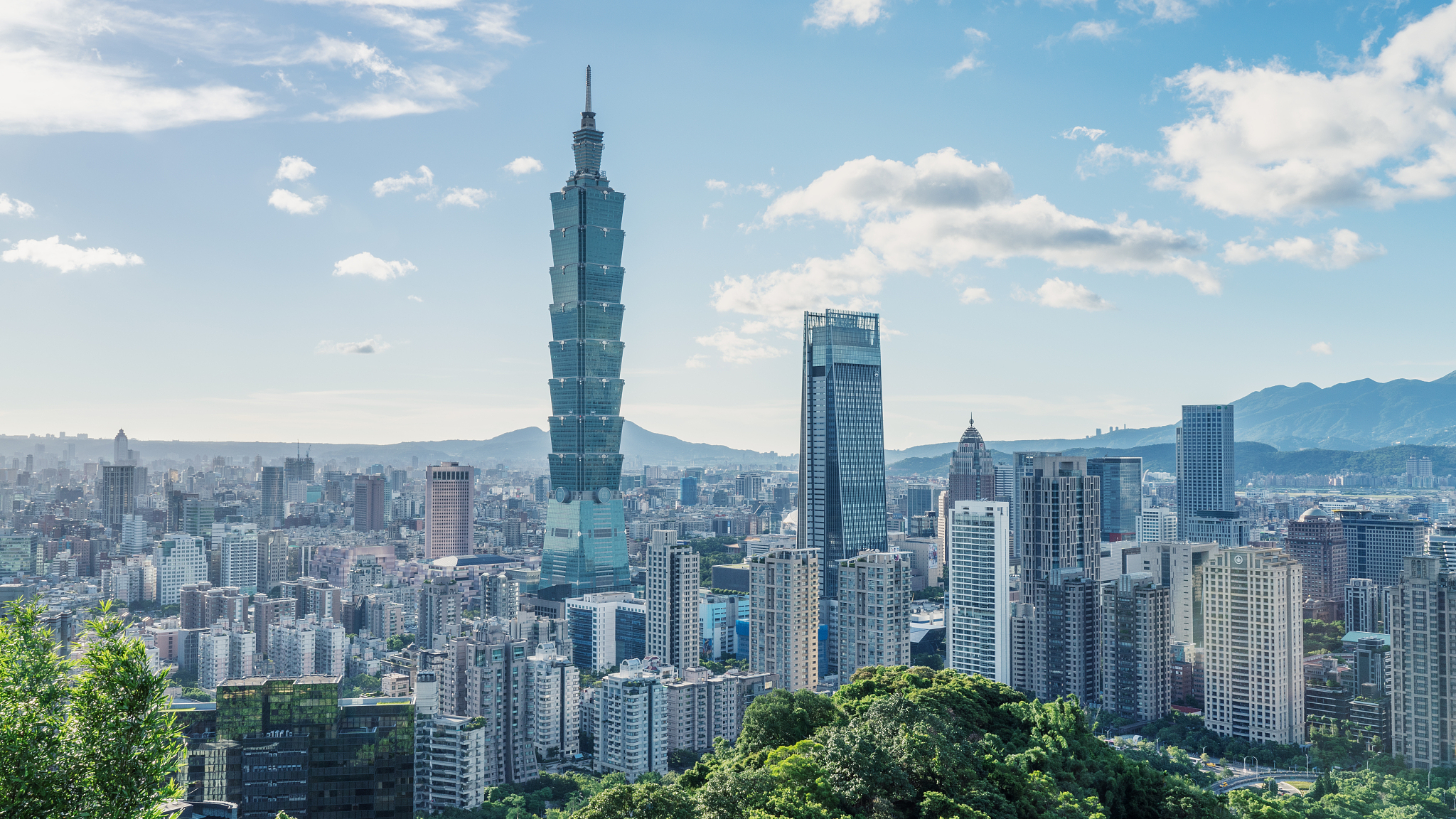 A view of the Taipei 101 skyscraper in southeast China's Taiwan region. /CFP