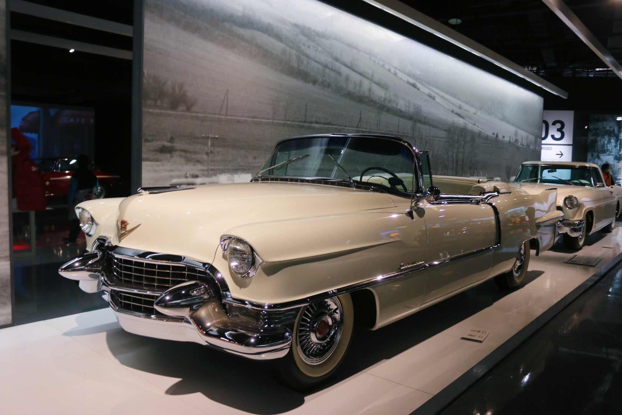 A 1955 Cadillac Eldorado is displayed at the Shanghai Auto Museum. The Cadillac Eldorado was the personal conveyance of iconic American actress Marilyn Monroe. /CGTN