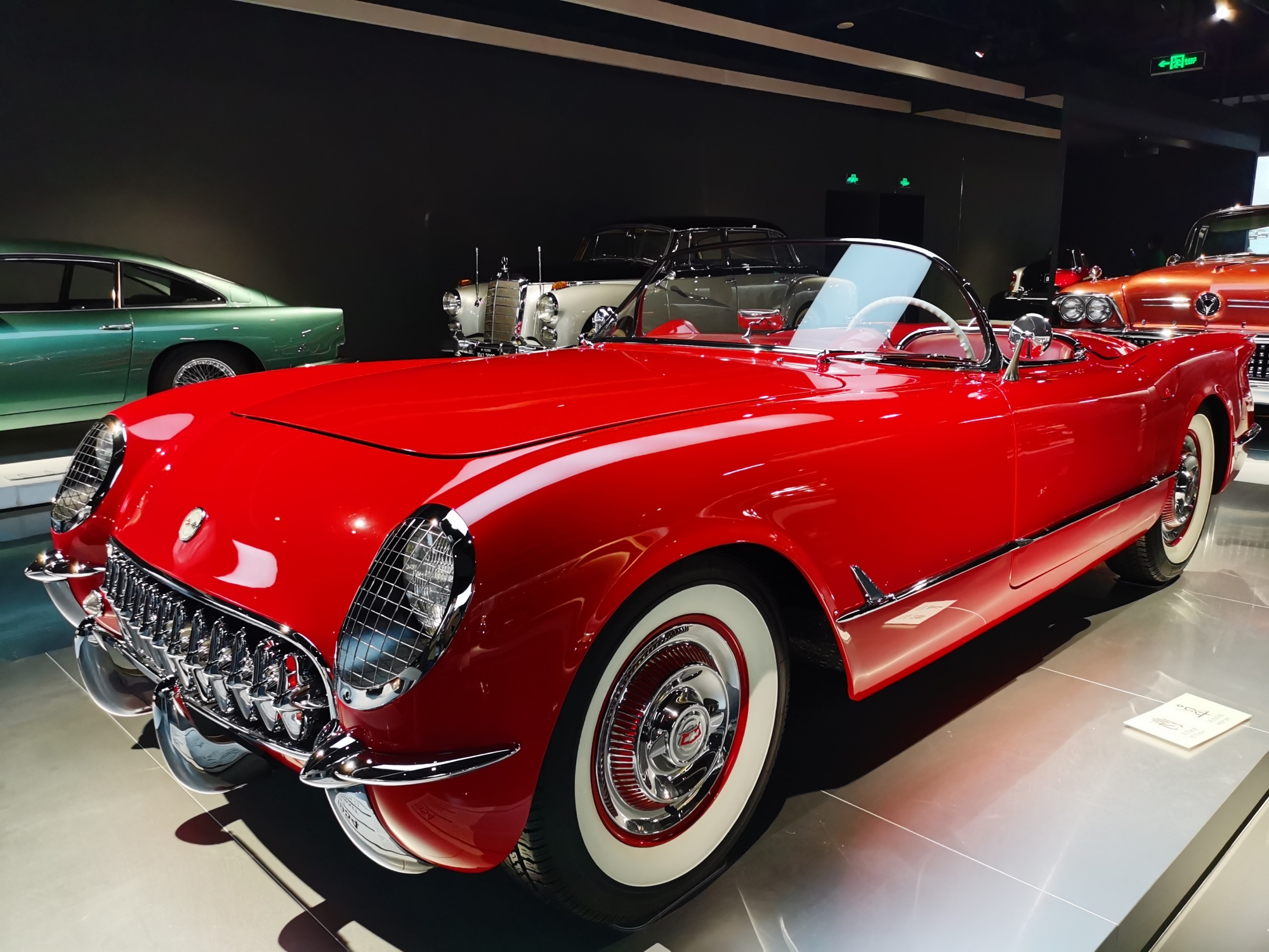 A 1954 Chevrolet C1 is displayed at the Shanghai Auto Museum. /CGTN