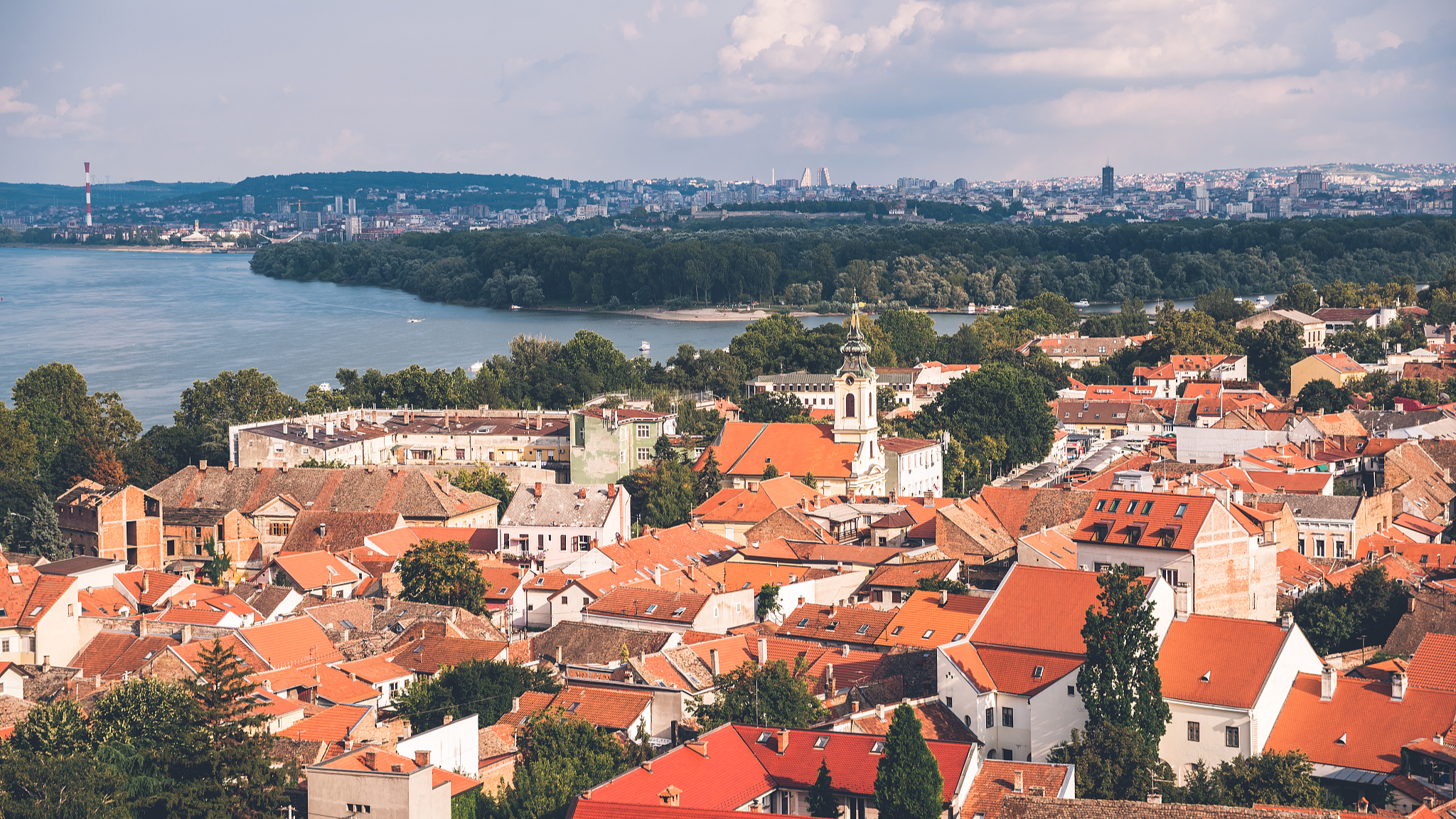 View of Belgrade, the capital of Serbia. /CFP