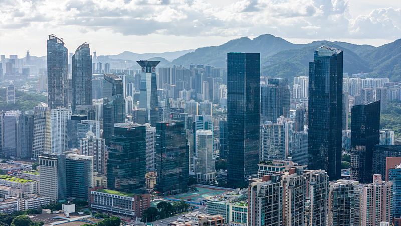 A city view of Futian District in Shenzhen, Guangdong Province, China, June 23, 2024. /CFP