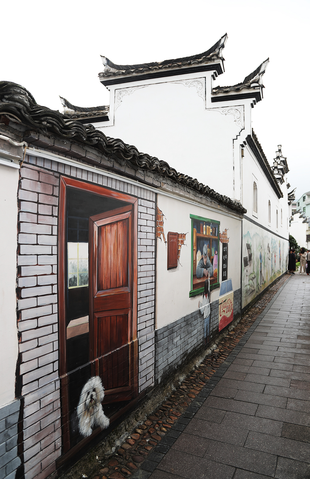 Well-preserved traditional houses are seen in Lizu Village in Yiwu, Zhejiang Province. /CGTN