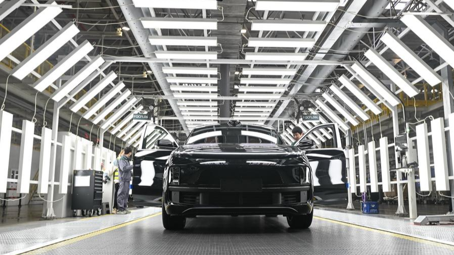 A factory of Chinese electric vehicle maker Li Auto Inc. in Changzhou, east China's Jiangsu Province, January 10, 2024. /Xinhua