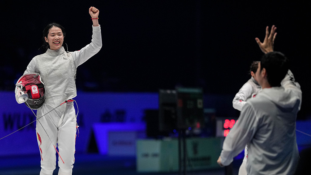 Chinese foil fencer Chen Qingyuan eyes gold at 2024 Paris Olympics