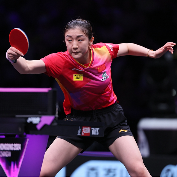 Chinese table tennis ace Chen Meng wants to defeat herself in Paris - CGTN