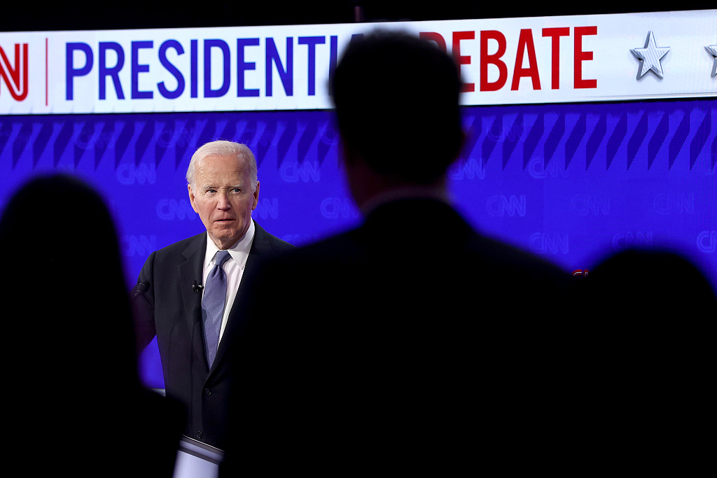 U.S. President Joe Biden participates in the CNN Presidential Debate at the CNN Studios on June 27, 2024 in Atlanta, Georgia, United States. /CFP