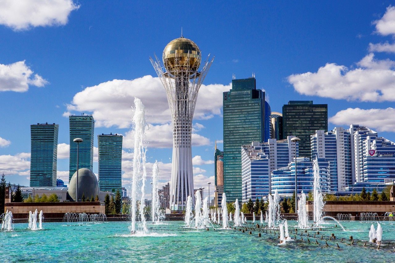 Baiterek Tower in Astana, the capital city of Kazakhstan. /CFP