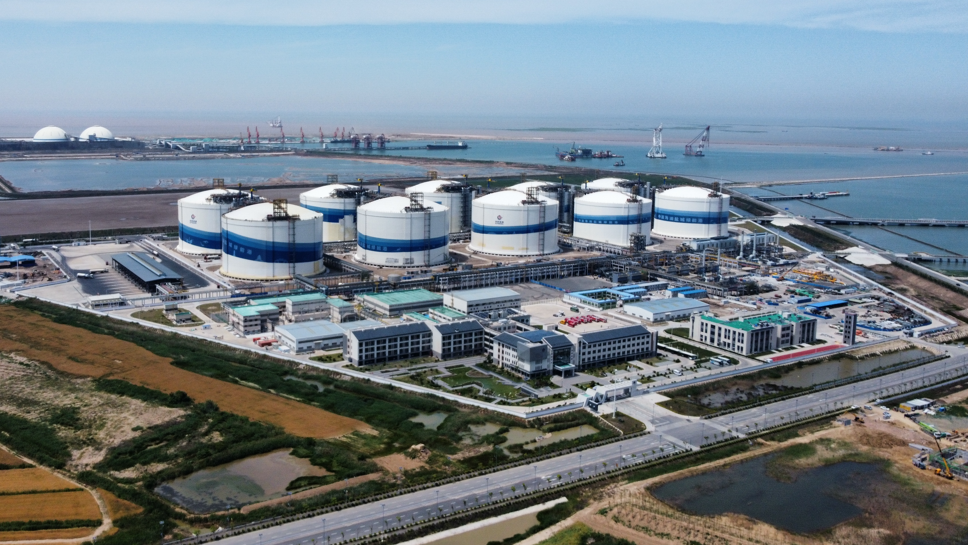 The Green Energy Port in Yancheng City of east China's Jiangsu Province. /CMG