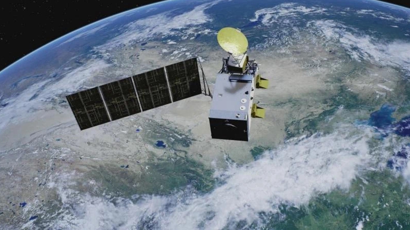 An illustration of the Fengyun-3F meteorological satellite. /CMA