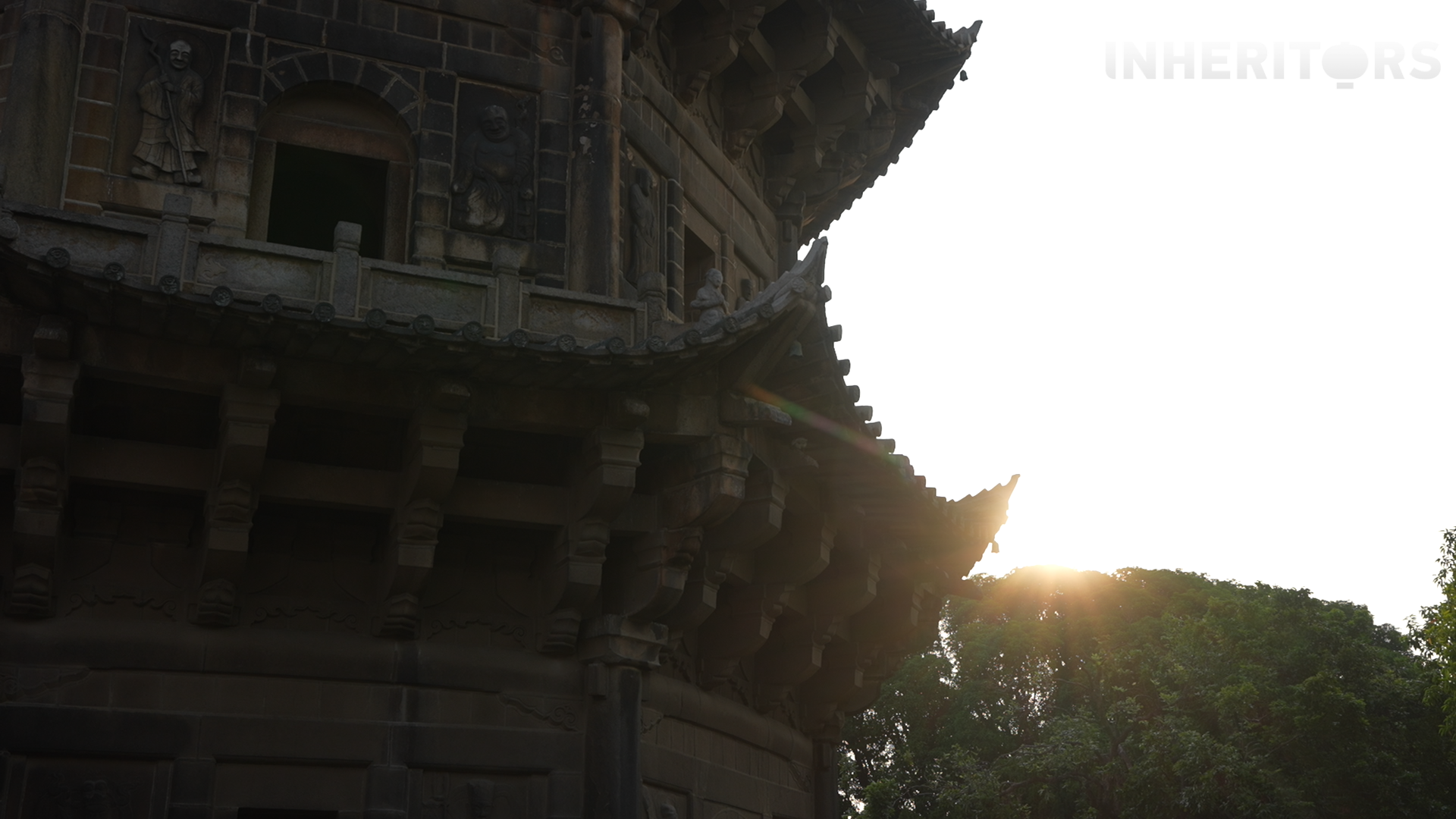 A view of the Quanzhou Twin Pagodas in Fujian Province /CGTN