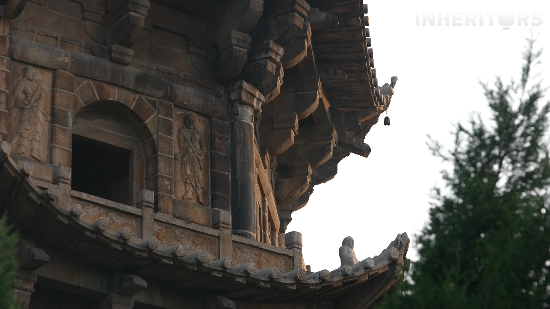 A view of the Quanzhou Twin Pagodas in Fujian Province /CGTN