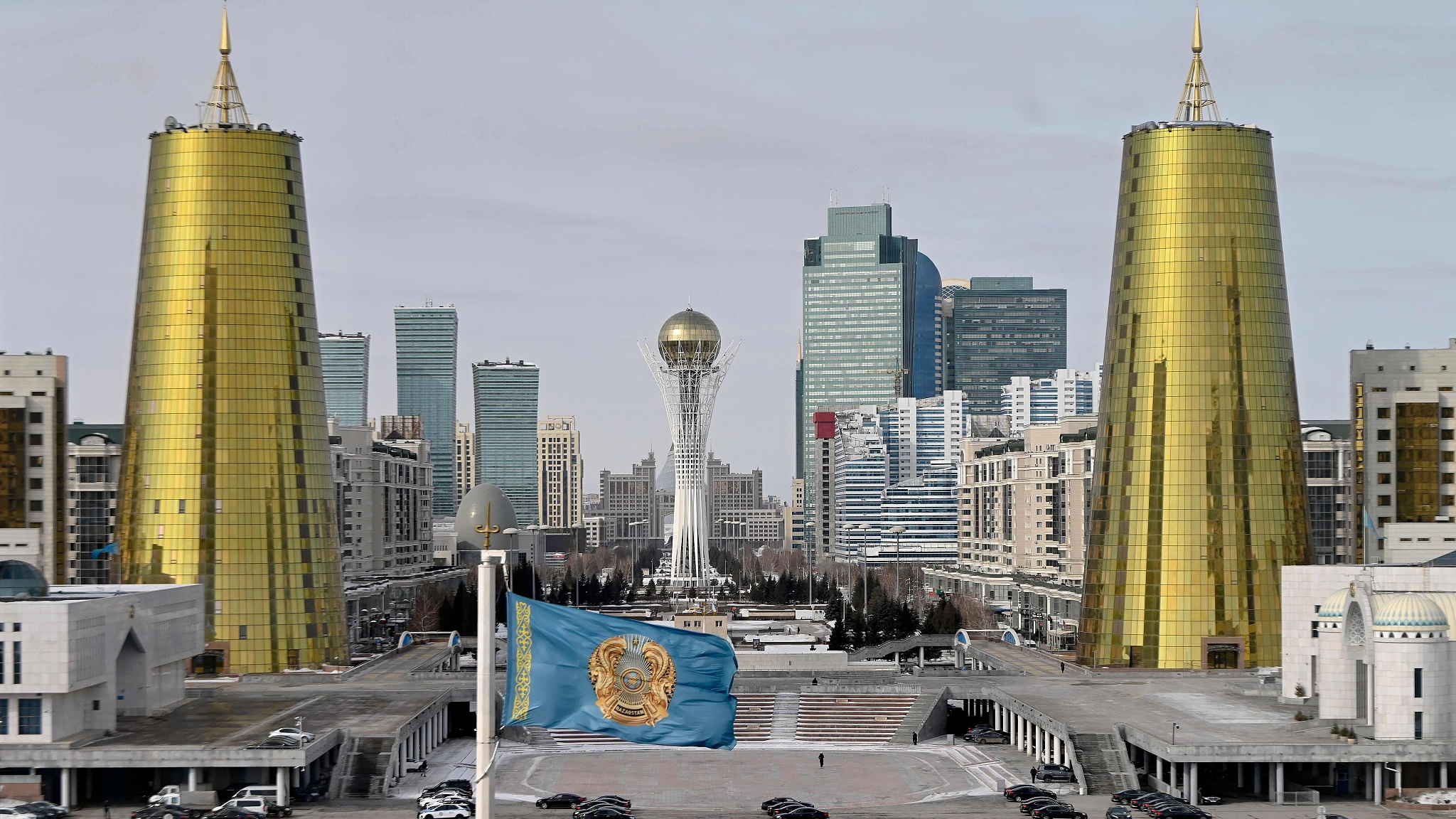 Downtown Astana, capital city of Kazakhstan, February 28, 2023. /CFP