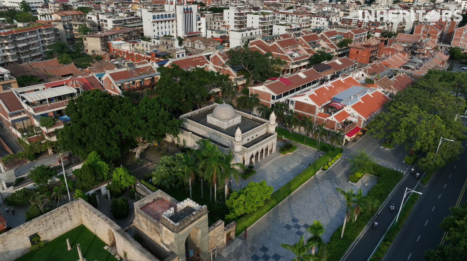 A view of Qingjing Mosque in Quanzhou, Fujian Province /CGTN