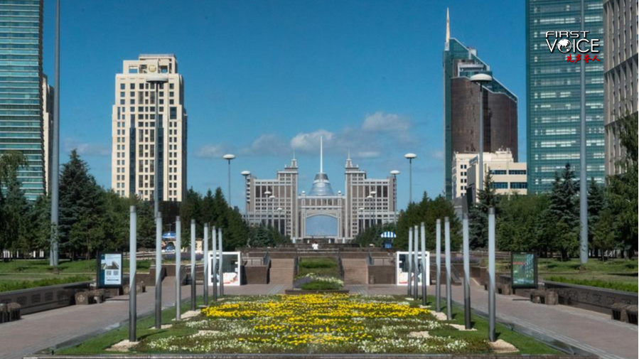 A view of capital city Astana's central axis in Kazakhstan, June 29, 2024. /Xinhua