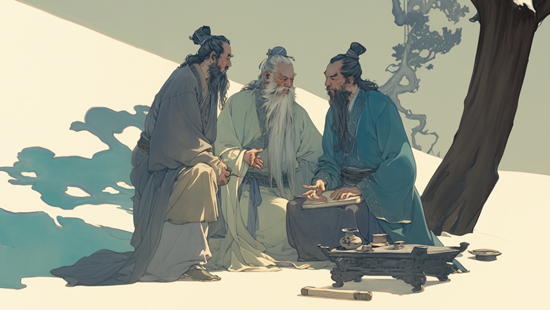 AI-powered posters spotlight Confucius' words of wisdom