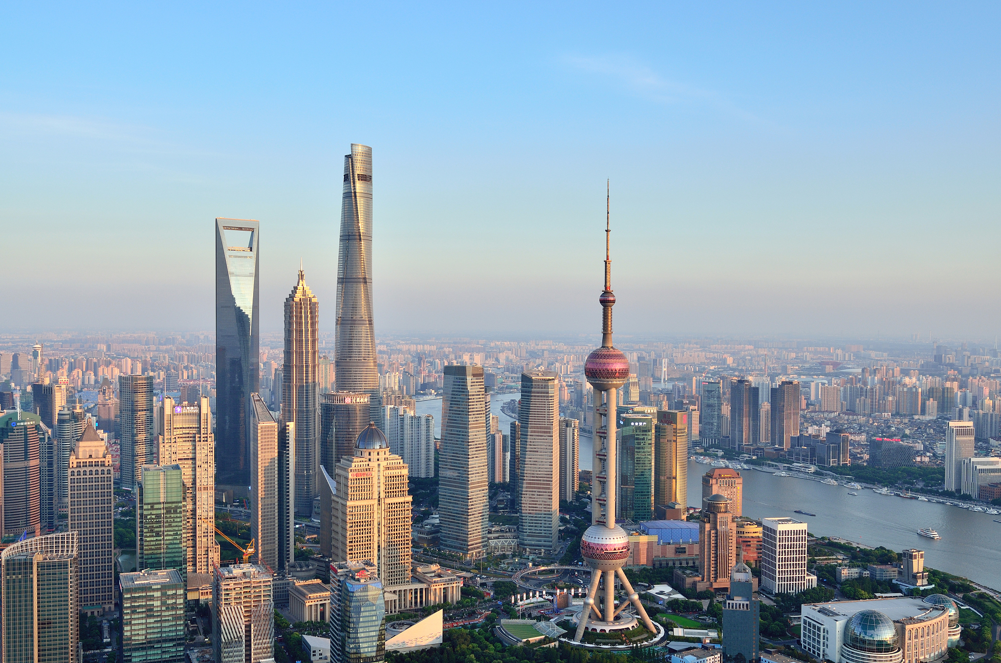 The city skyline of Shanghai, China. /CFP