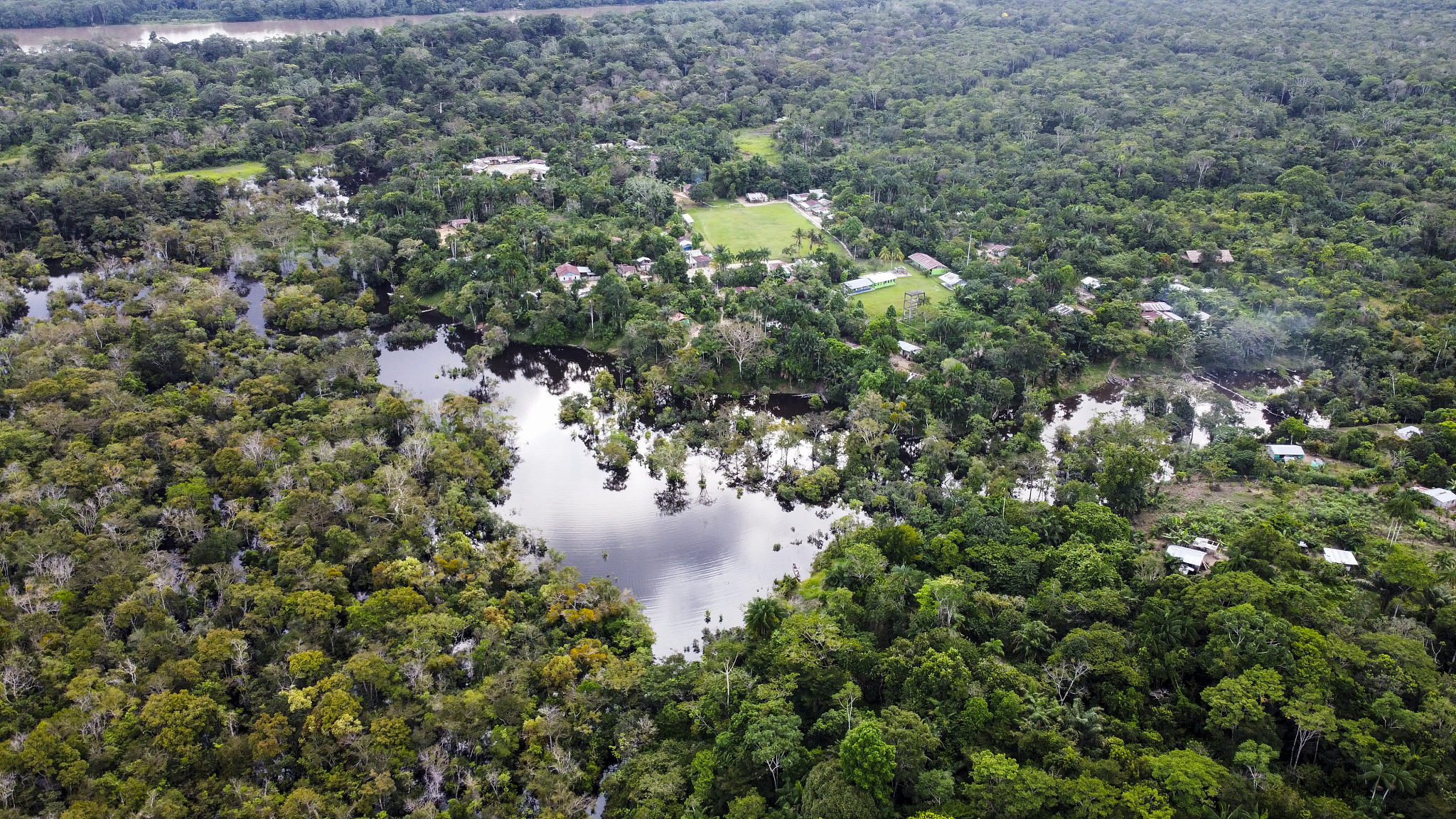 An aerial view of the Amazon rainforest in Leticia, Colombia, April 1, 2023. /CFP