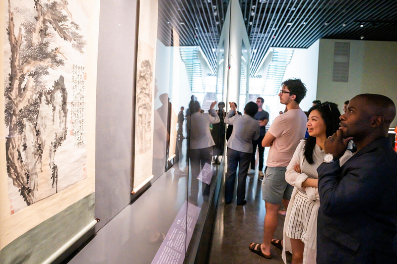 NY Phil musicians visit the Guangzhou Museum of Art in Guangzhou, Guangdong Province on June 26, 2024. /Chris Lee