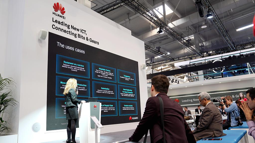 Huawei shows its 5G technology at Hanover Messe, Hanover, Germany, April 1, 2024. /CFP