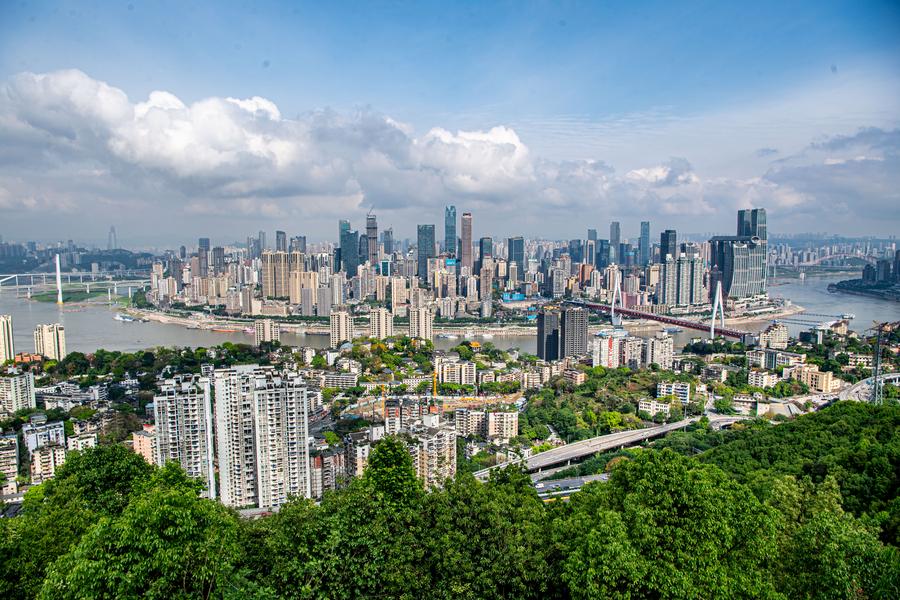 View in southwest China's Chongqing Municipality, April 23, 2024. /Xinhua