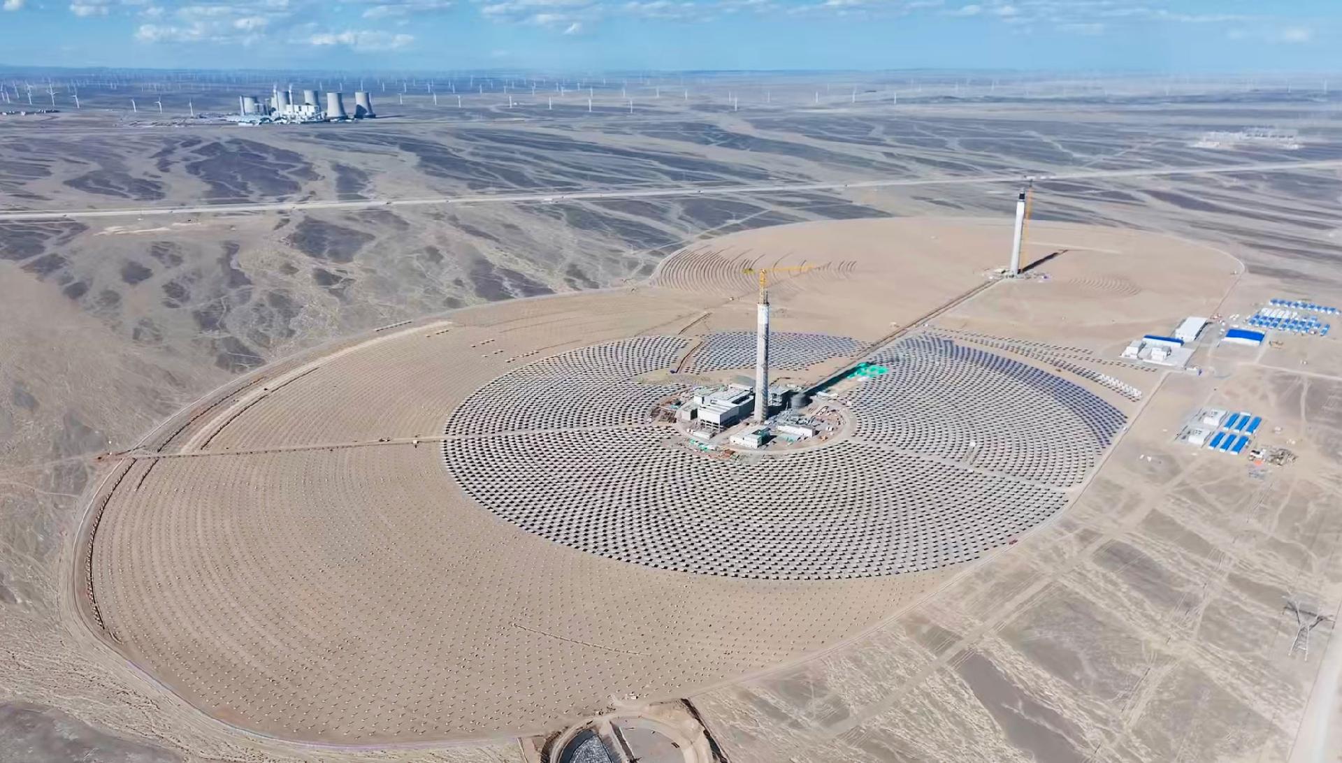 China introduces dual-tower solar thermal plant to boost efficiency