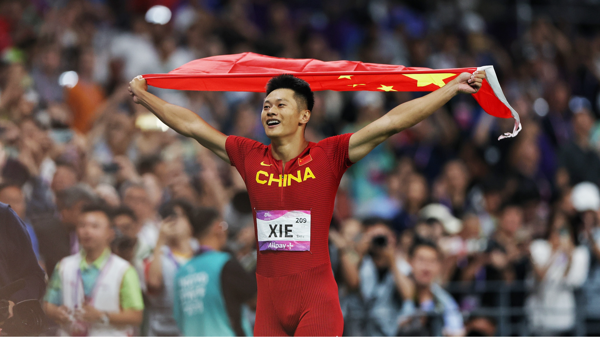 Chinese sprinter Xie Zhenye sets season-best in pre-Olympic 100m race