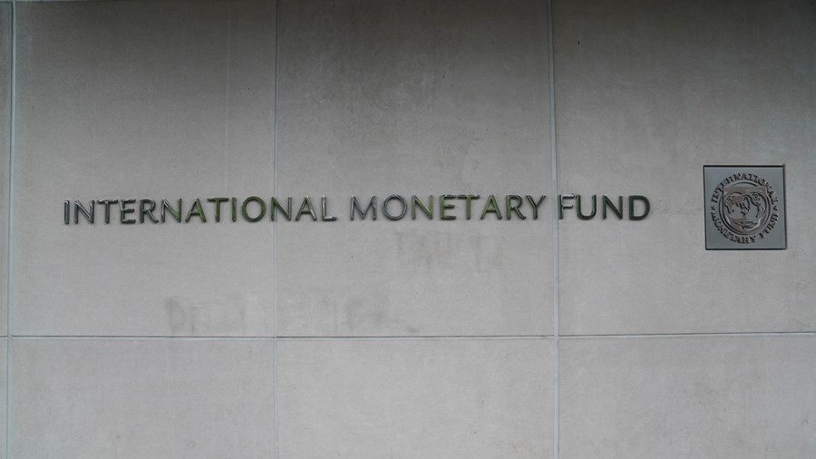 A file photo of the International Monetary Fund (IMF) headquarters in Washington, D.C., the United States. /Xinhua