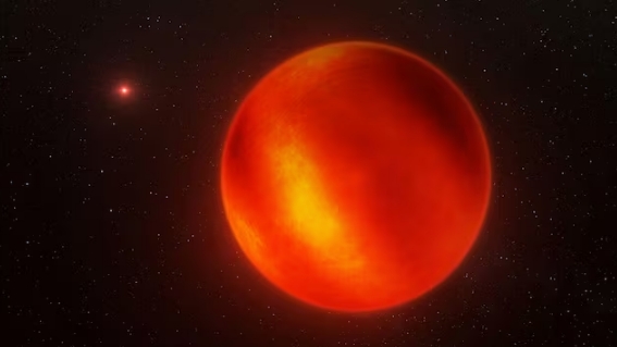 An illustration shows the nearest brown dwarf to Earth. /via Reuters
