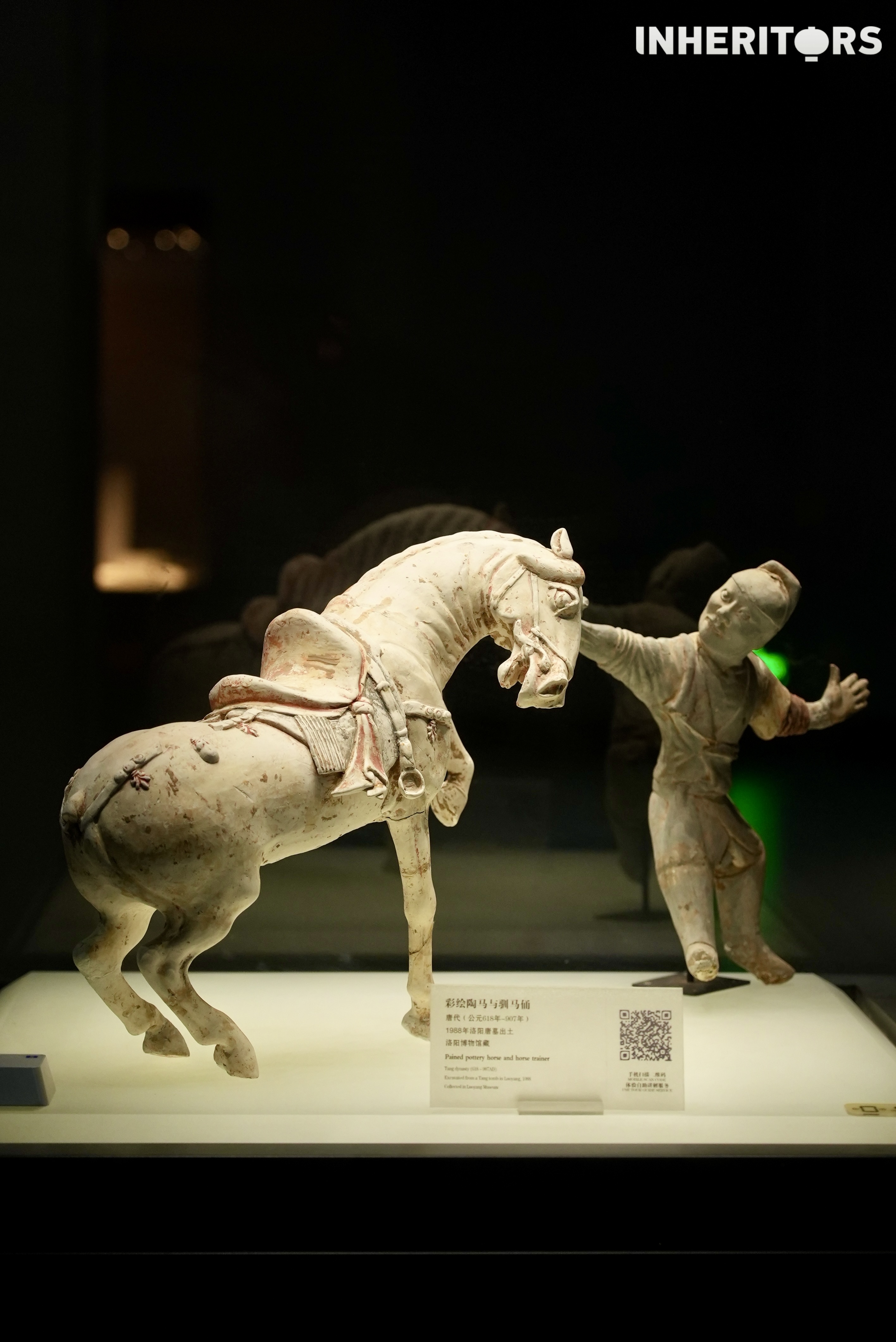 A view of terracotta figurines at Luoyang Museum, Henan Province /CGTN