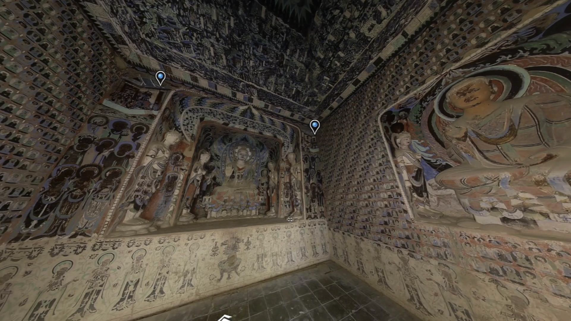 Digital Dunhuang enables users to virtually view exquisite cultural artifacts online. /Photo provided to CGTN