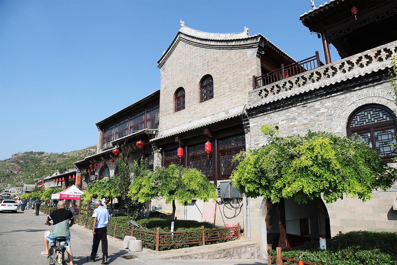 A view of Qikou Ancient Town in Lvliang, Shanxi Province. /CGTN