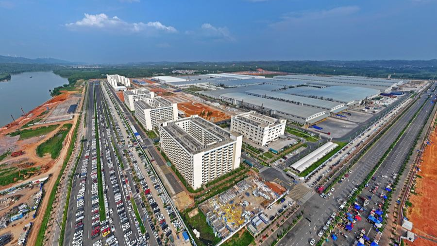 A power battery production base at Lingli Industrial Park in Nanning, south China's Guangxi Zhuang Autonomous Region, May 14, 2024. /Xinhua