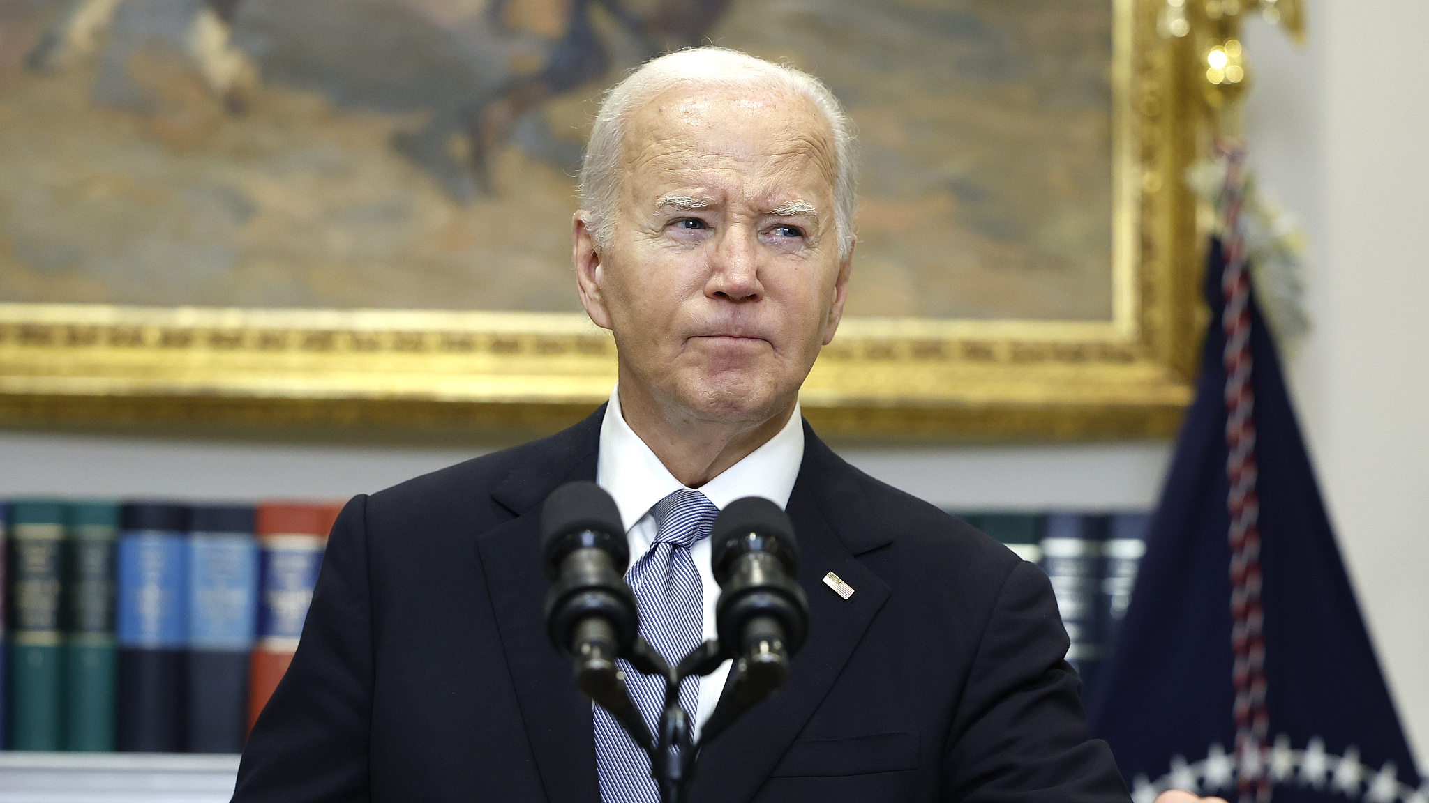 U.S. President Joe Biden delivers remarks at the White House in Washington, D.C., July 14, 2024. /CFP