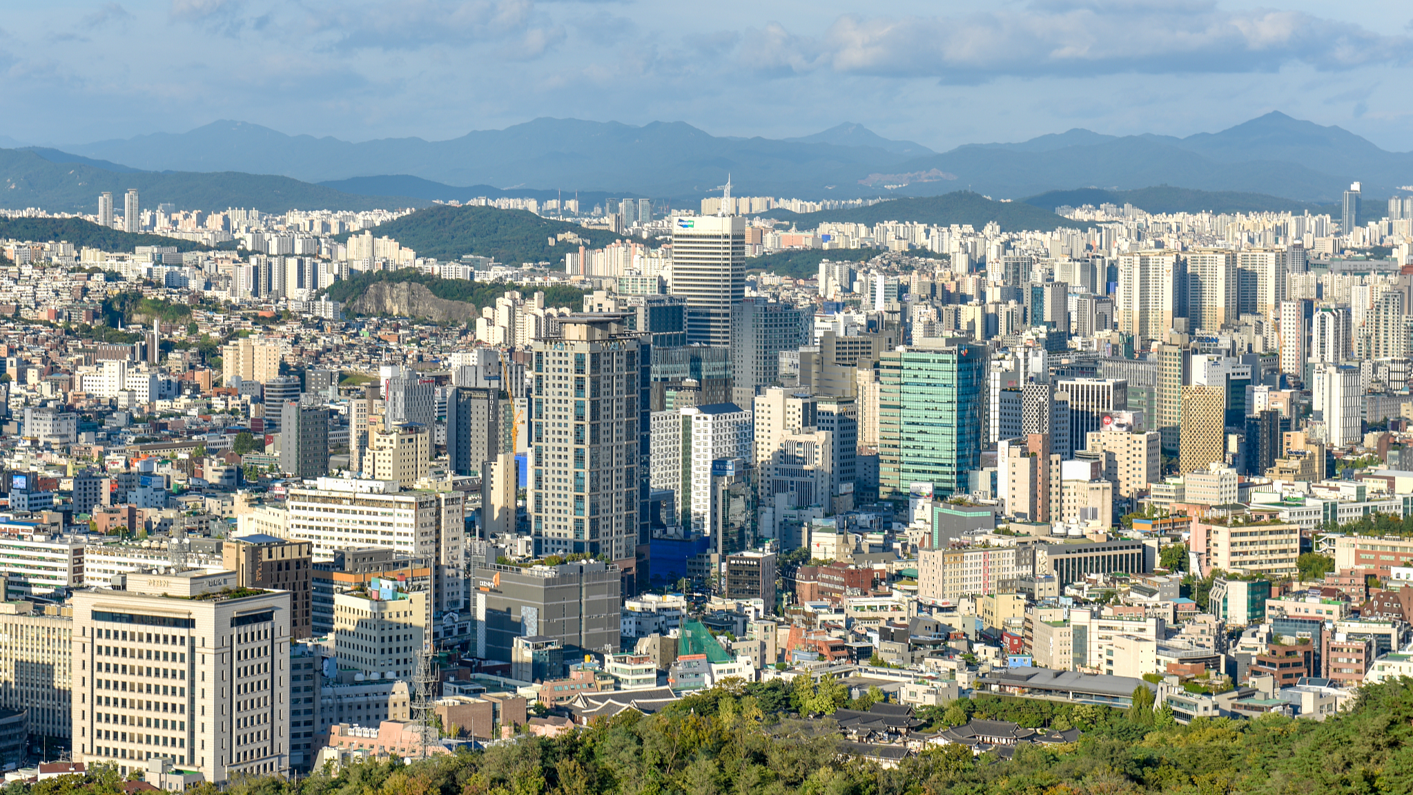 File photo of Seoul from Namsan Seoul Tower, Republic of Korea, October 1st, 2019. /CFP