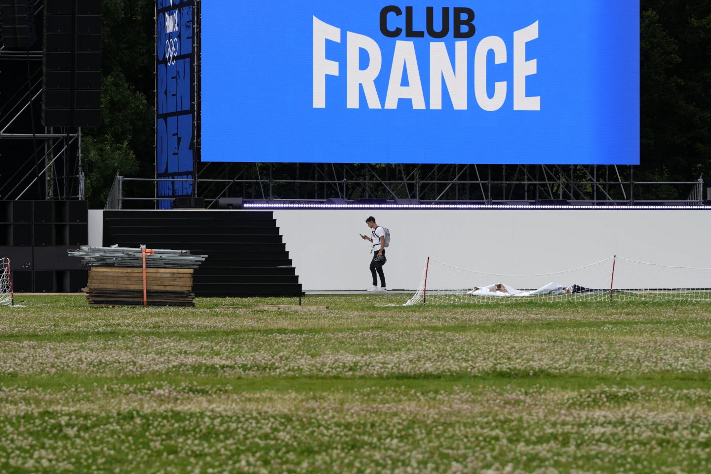 A stage at Club France in Paris, France. /AP