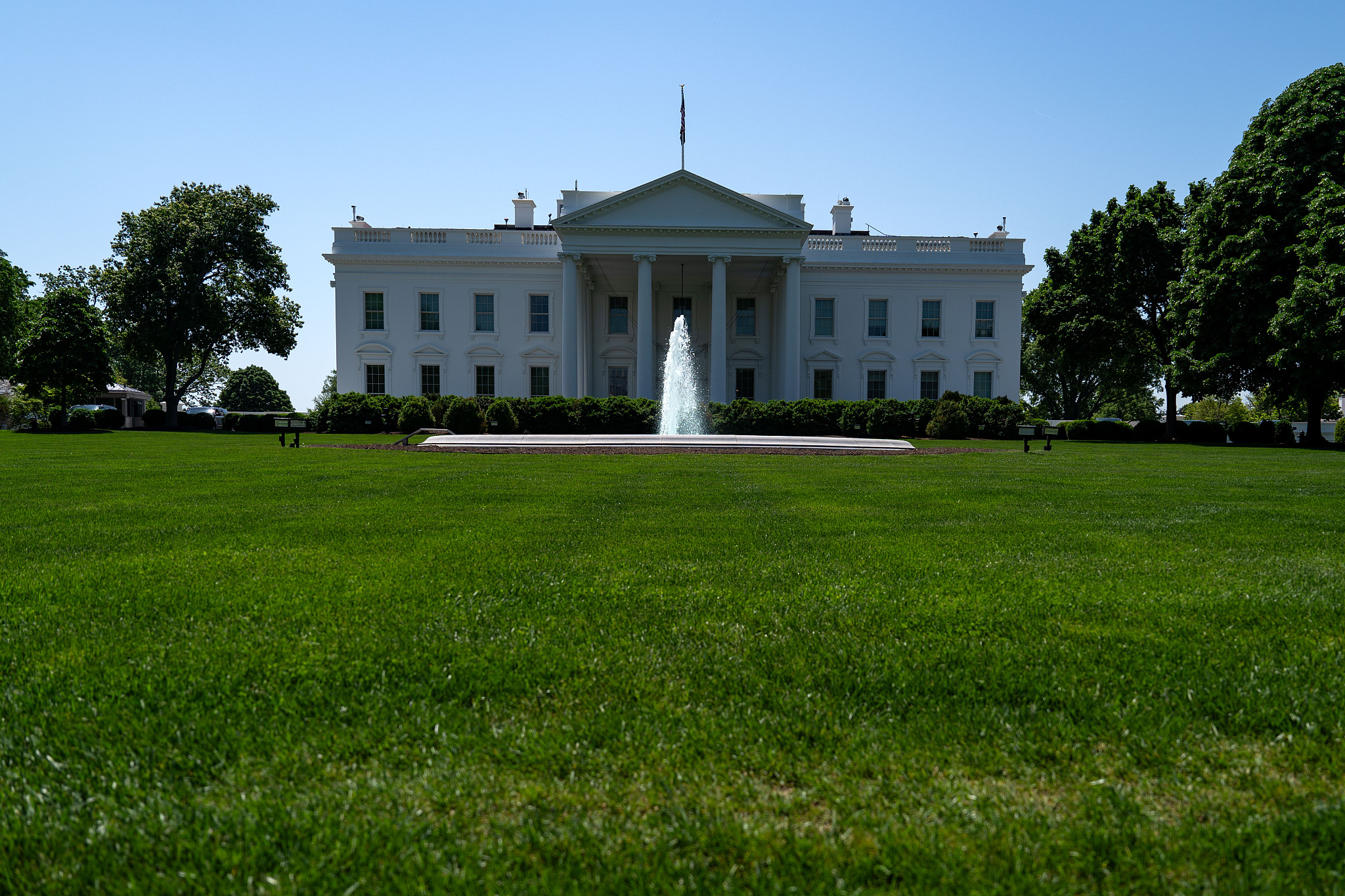 A view of the White House on April 28, 2024./ CFP