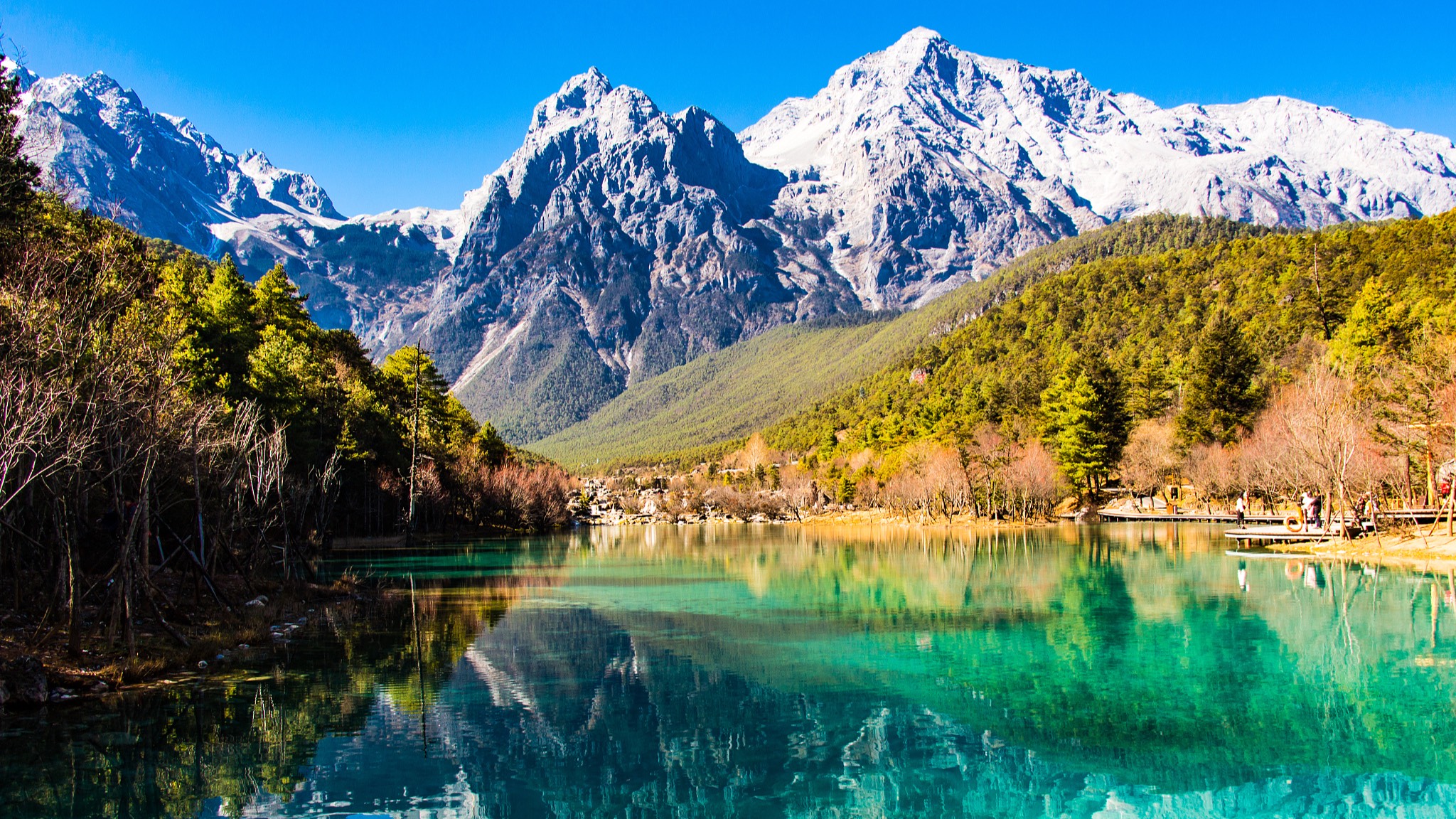Live: Take in magnificent views of the Yulong Snow Mountain in southwest China's Yunnan