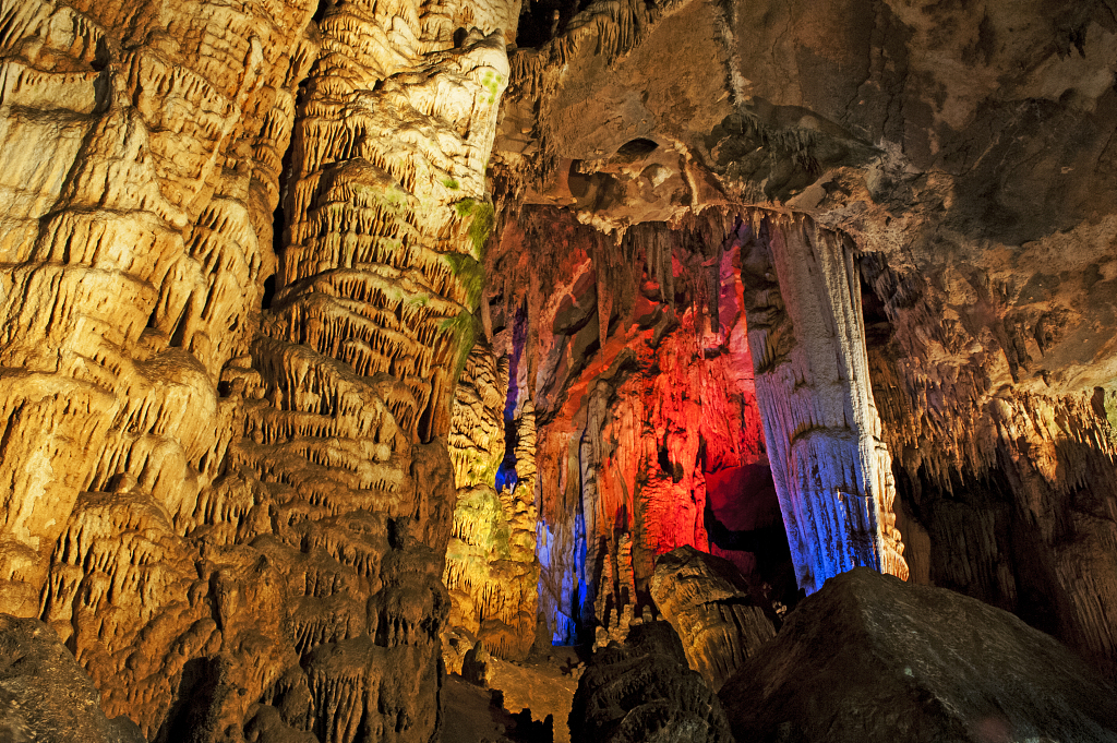 A file photo shows a view of Furong Cave in Wulong, southwest China's Chongqing. /CFP